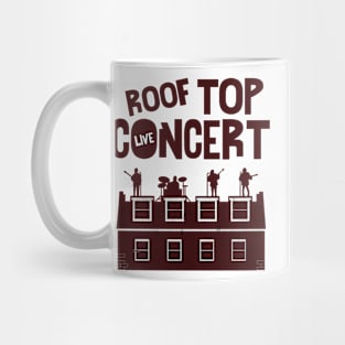 Roof top concert London Mug